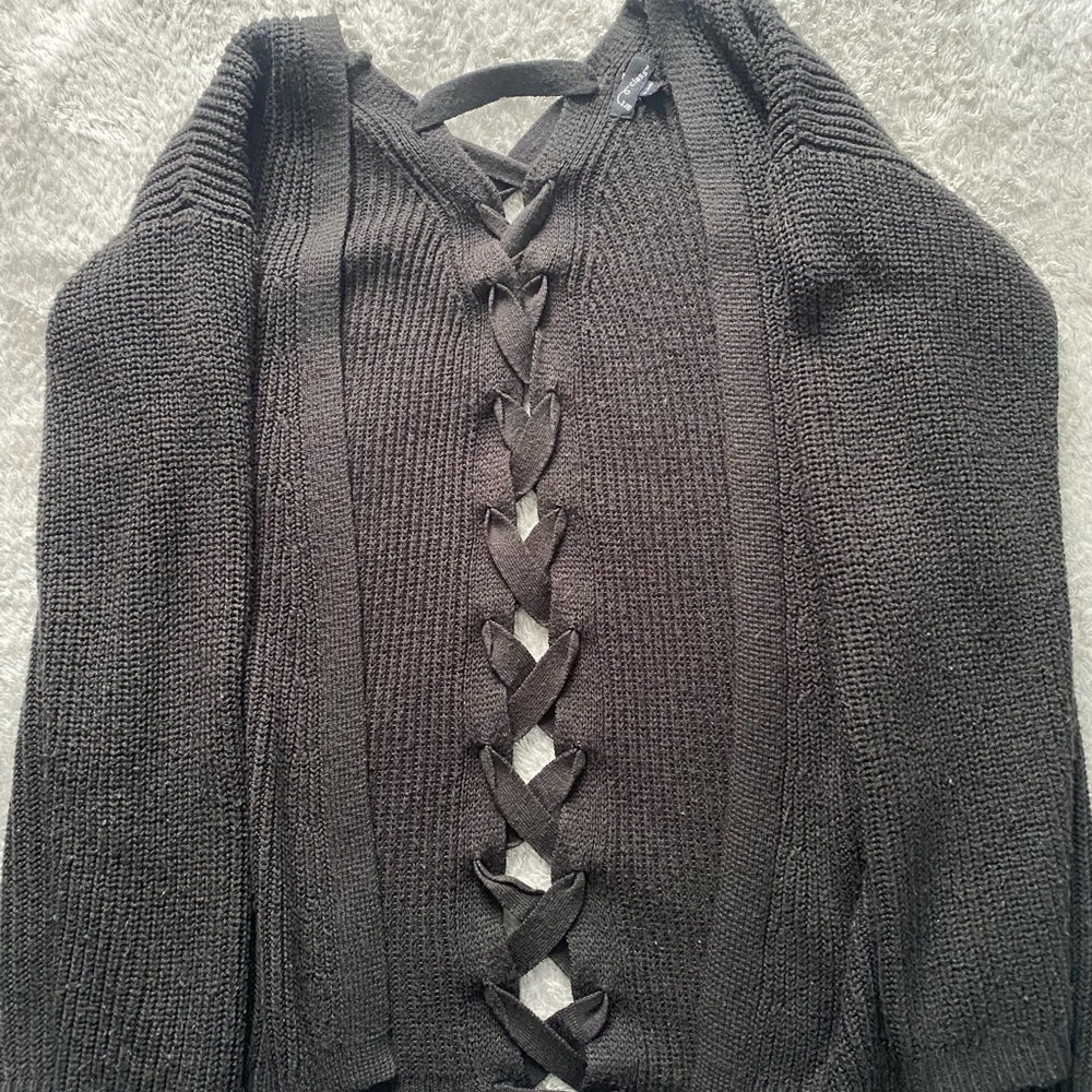 Braided cardigan